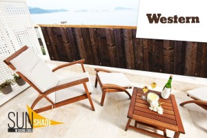 Osłona balkonowa/wyp/Western/0,98x4,98