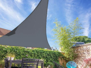 Żagiel przeciwsłoneczny HDPE/wyp/szary/4,20x5,88x4,20