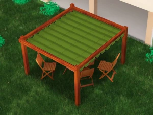 Roleta rzymska pozioma premium Decor 3x4