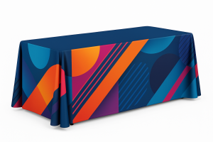 Obrus z grafiką reklamową na wymiar