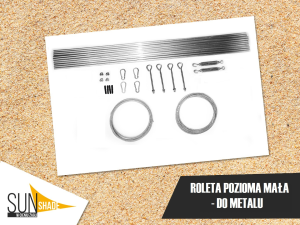 Rolety rzymskie mały zestaw do METALU