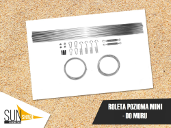 Rolety rzymskie mini zestaw do MURU