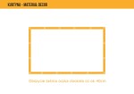 Szary materiał dekoracyjny obszyty żółtą taśmą z oczkami co 40 cm, wymiary 1,86x1,32 m, kurtyna lub zasłona.