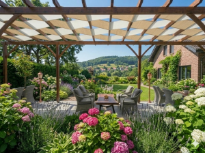 Designerski dwukolorowy pas altanowy Premium 0,5x5