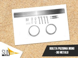 Rolety rzymskie mini zestaw do METALU