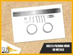Akcesoria montażowe do rolety rzymskiej poziomej mini w wersji do metalu marki SunShade.