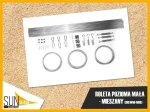 Mały zestaw montażowy do rolety rzymskiej poziomej w wariancie mieszanym polskiej marki Sun Shade.